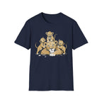 Unamused Lioness with Rambunctious Cubs T-Shirt
