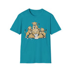 Unamused Lioness with Rambunctious Cubs T-Shirt