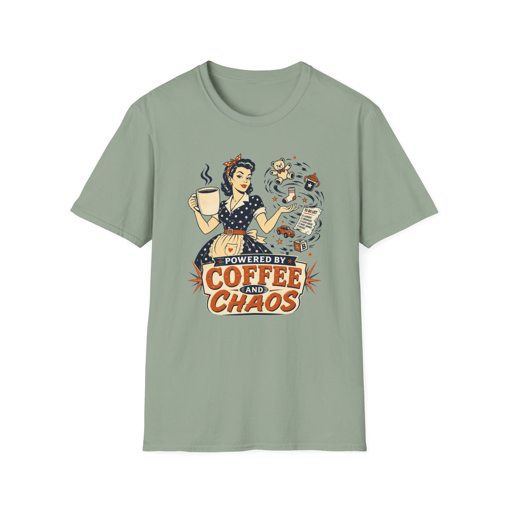 Powered By Coffee and Chaos T-Shirt