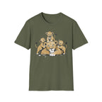 Unamused Lioness with Rambunctious Cubs T-Shirt