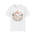 Wildflower Meadow and Mountain View T-Shirt