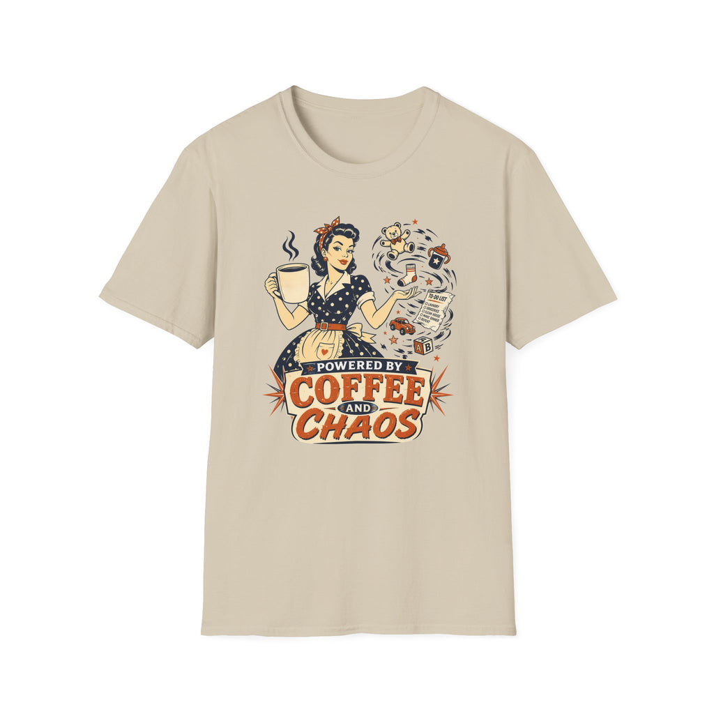 Powered By Coffee and Chaos T-Shirt