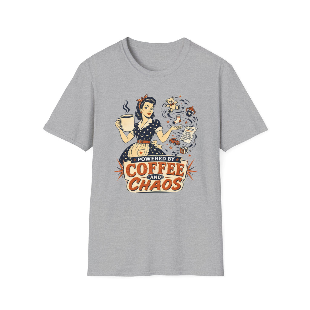 Powered By Coffee and Chaos T-Shirt