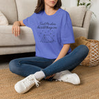 Cursive Chalkboard Writing T-Shirt