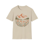 Wildflower Meadow and Mountain View T-Shirt