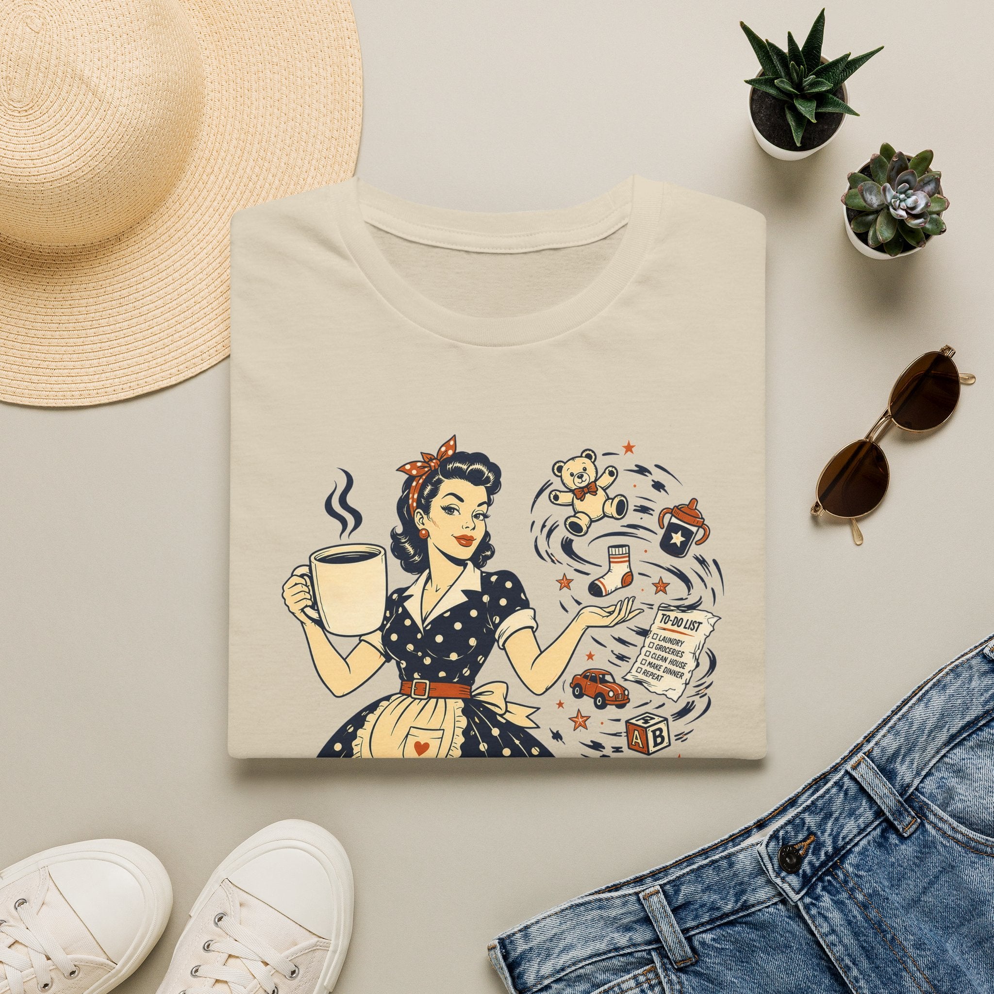 Powered By Coffee and Chaos T-Shirt