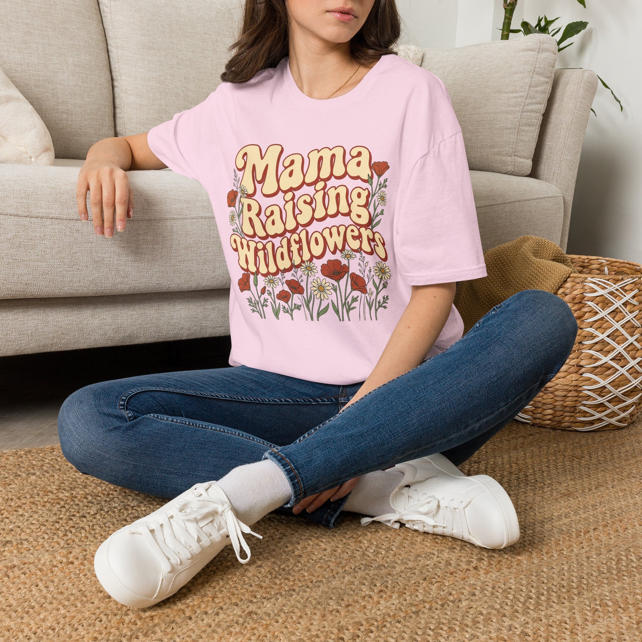 Mama Raising Wildflowers T-Shirt