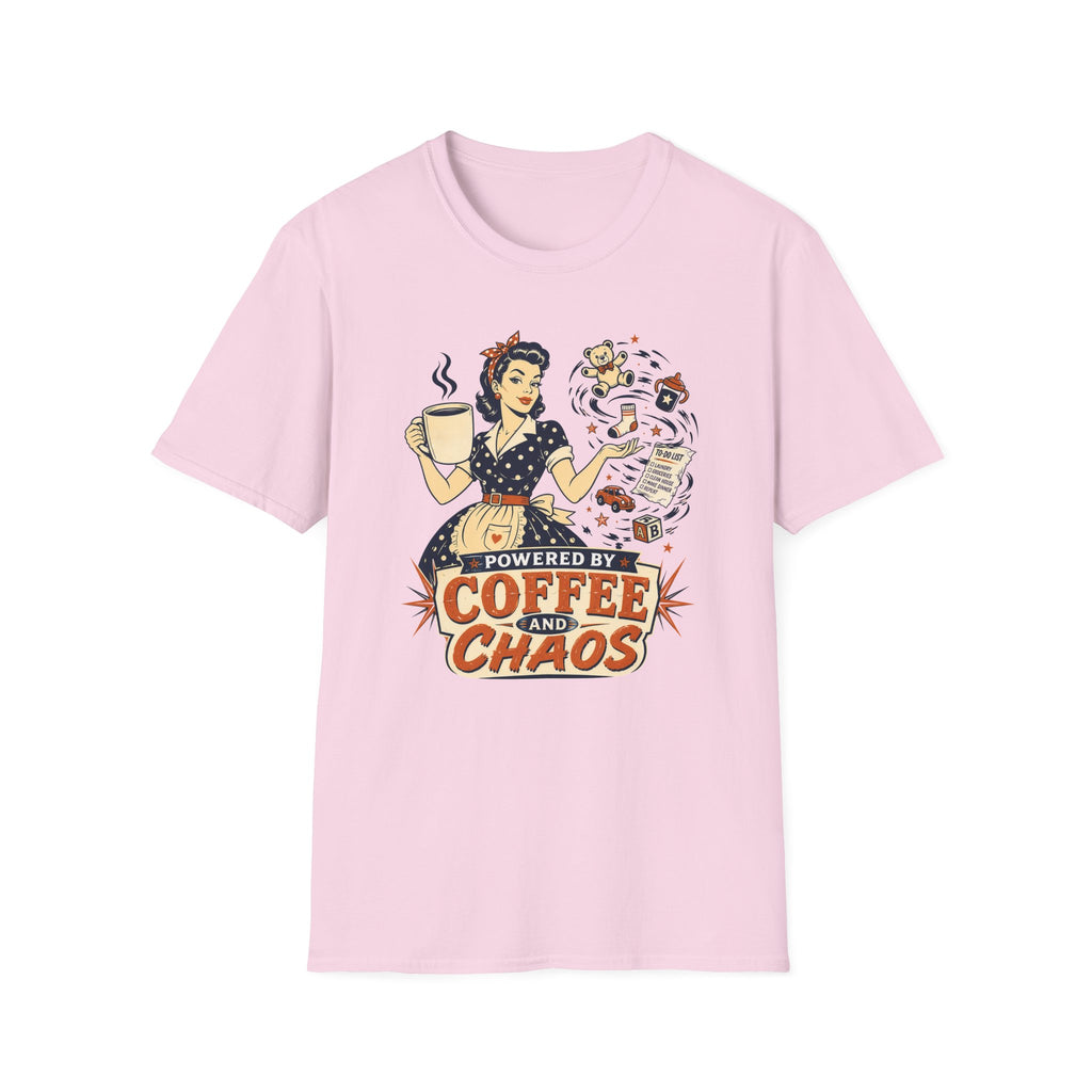 Powered By Coffee and Chaos T-Shirt