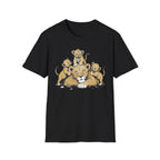 Unamused Lioness with Rambunctious Cubs T-Shirt